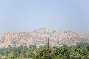 Fototapeta na wymiar ロサンゼルス郊外の景色
