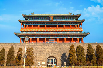 Obraz premium Qianmen or Zhengyangmen Gate in Beijing, China