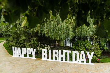 happy birhday lettres