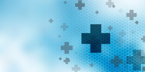 2D illustration medical structure background