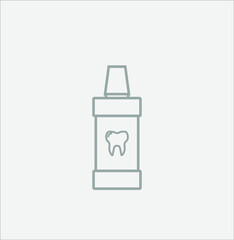 dental rinse icon. illustration for web and mobile design.