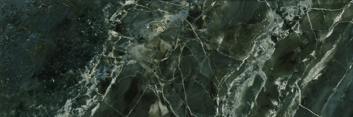 Dark green marble stone texture background