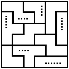 Fototapeta premium Block Puzzle