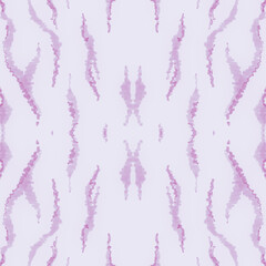 Pink African Print. Watercolor Animal Skin 