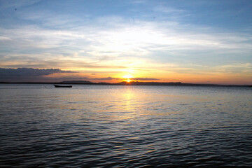 Obraz premium coucher de soleil à Antsiranana, Madagascar