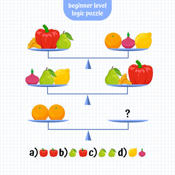 Logic Puzzle Educational Game. Critical Thinking Skills Game. 