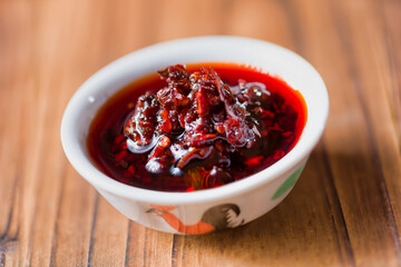chinese sichuan red chili oil
