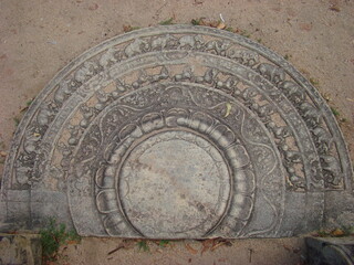 Sri Lanka anuradhapura ancient civilization stone artwork and structures
