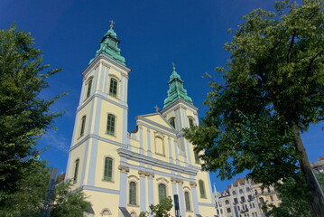 Fototapeta na wymiar Budapest Inner-City Mother Church of the Blessed Virgin