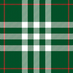 Classic tartan texture seamless pattern. Traditional Scottish checkered plaid ornament. Coloured geometric intersecting striped vector illustration. Seamless fabric texture.