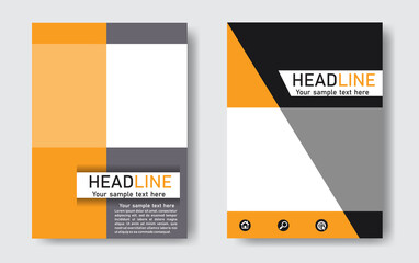 Cover design for annual report, brochure, magazine, flyer, booklet, poster, banner.
