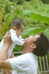 Obraz premium Asian lovely family