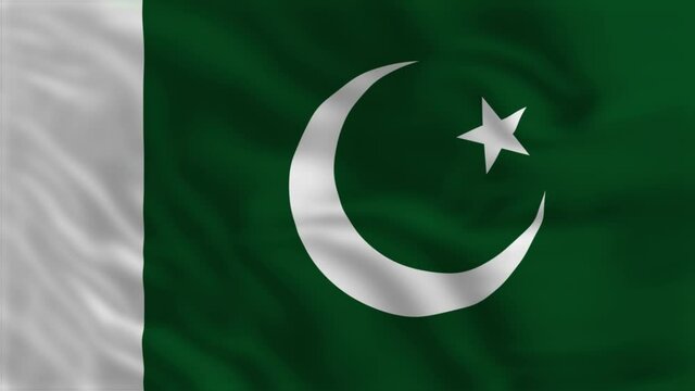 Flag of Pakistan - Waving Flag Animation