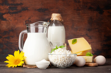 Various dairy products