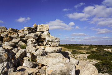 Ses Talaies des Bauç, conjunto prehistorico, 2500 antes de Cristo, area natural Cap de ses...
