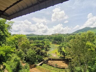 view of the mountains