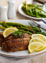 Baked Tilapia Fish Fillet Dinner