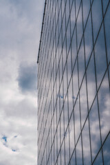 Fototapeta na wymiar Crocus Expo building windows 