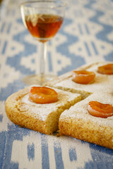 Coca de albaricoques,llucmajor, Mallorca,Islas Baleares,Spain.