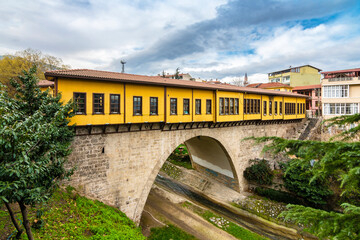 Historical Irgandi Bridge in Bursa City