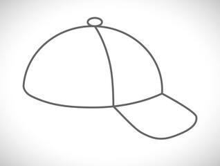 vector baseball hat