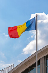 Romania Flag Pole