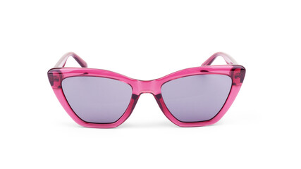 Stylish black sunglasses isolated on white background © vadarshop