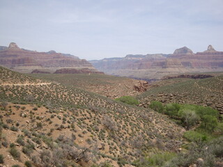 Desert Landscape with Mountains