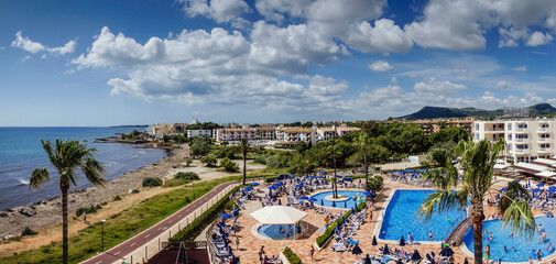 Fototapeta premium Cala Bona ( Port Vell),Mallorca, islas baleares, Spain