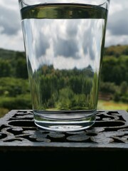 glass of water
