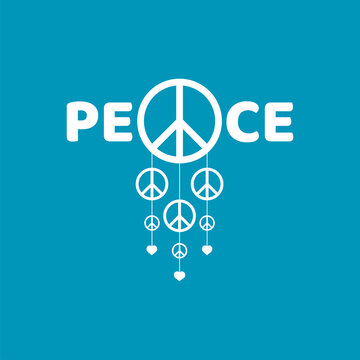 Design for celebrating international day of peace. happy world peace day greeting.