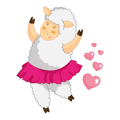 dancing sheep in love