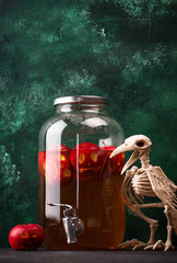 Halloween drink autumn apple cider