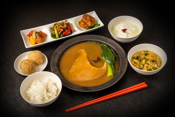 中華料理　集合　Delicious Chinese food group photo