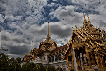 Naklejka premium Royal grand palace in Bangkok thailand of Asia Tourist destination
