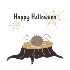 cute spider halloween