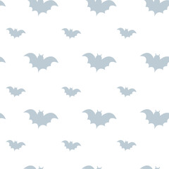 vector seamless pattern bats