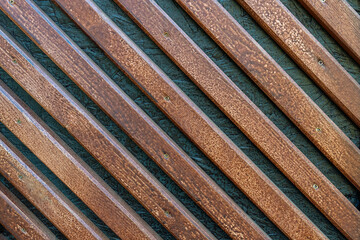 wooden brown boards, planks with gaps background
