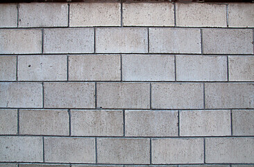 brick walls piled up with cement