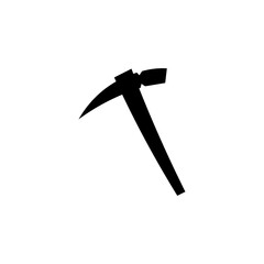 Hammer black sign icon. Vector illustration eps 10