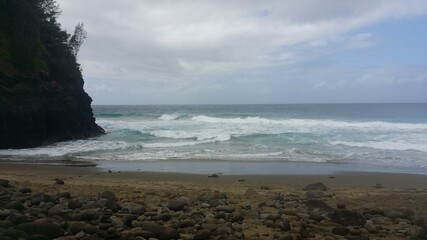 Water at the beach Hawaii