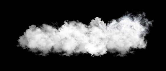 white clouds or smoke on black