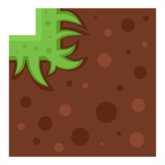 Game platform adventure icon. Flat illustration of game platform adventure vector icon for web design