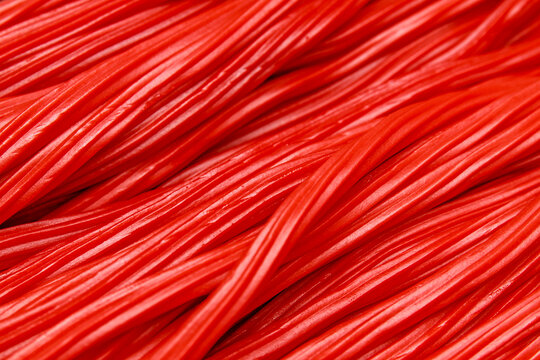 Fotograf&iacute;a de producto de varias regalices rojas