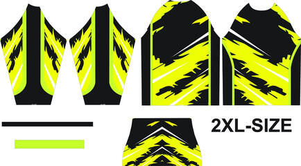 Motocross Shirt Design Adjust in Pattern