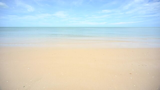 Footage 4k B-roll the beach tropical andaman, phuket, thailand on sandy shore. Beautiful Summer holiday. Natural