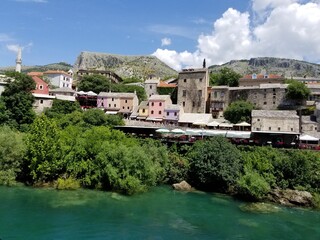 Fototapeta na wymiar view of Mostar, Bosnia