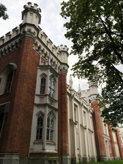 Beautiful house in the Gothic style view