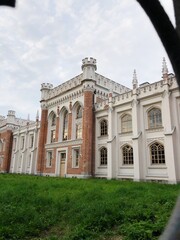 Naklejka premium Beautiful house in the Gothic style view