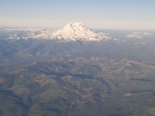 Aerial view of Mt. St. Helens